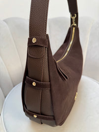 Hey Marly Lifetime Sister Suede M Coffee