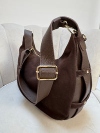 Hey Marly Lifetime Sister Suede M Coffee