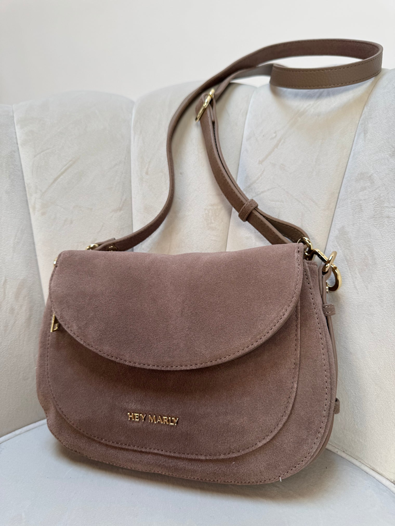 Hey Marly Big Sister Suede Mocha