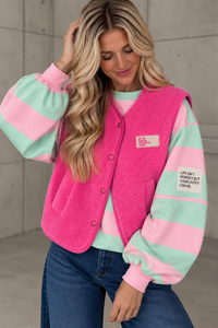Butterstoff Sweater PERFECT OUTFIT matcha/rosa
