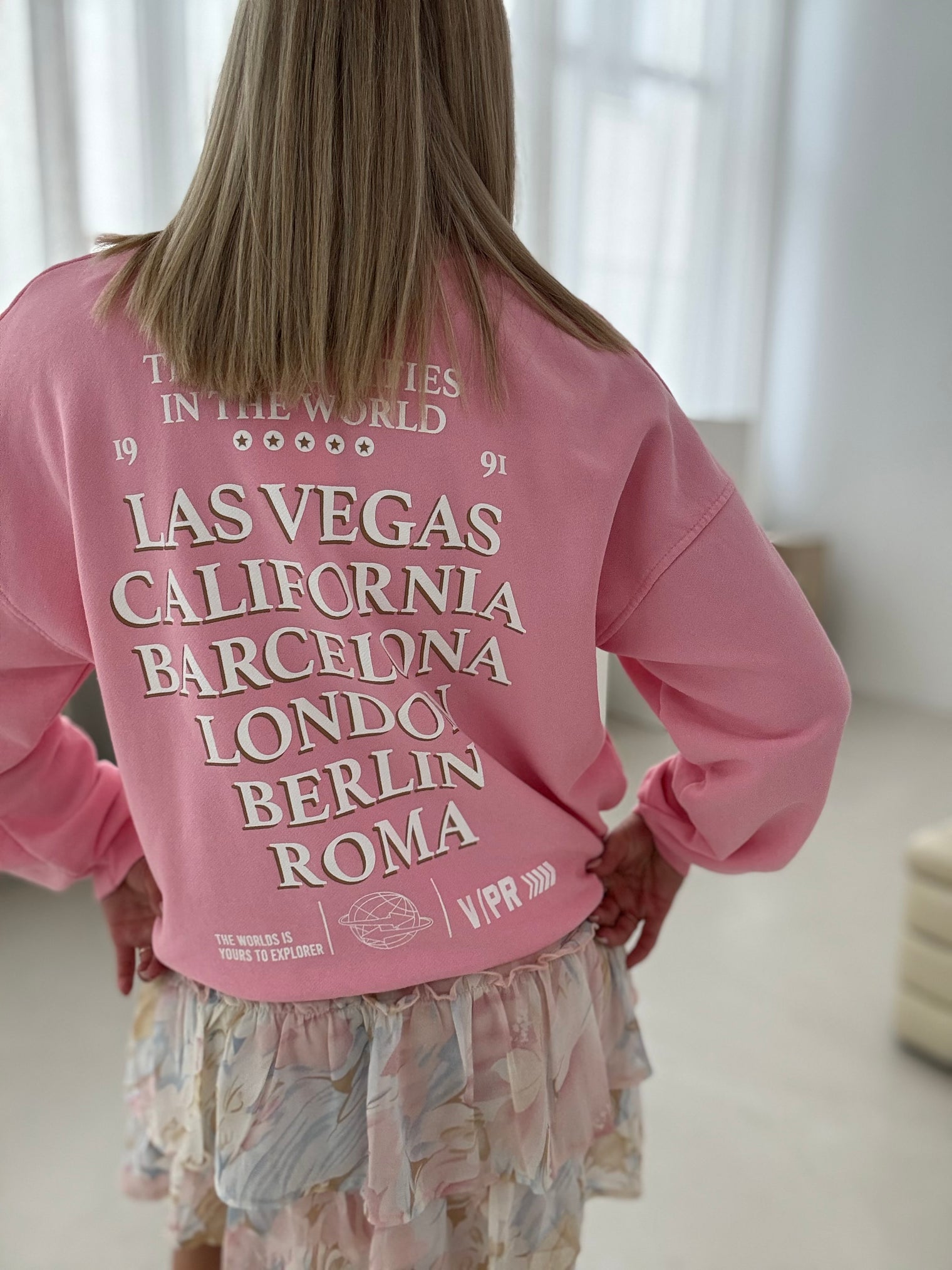 Sweater rosa THE BEST CITIES IN THE WORLD