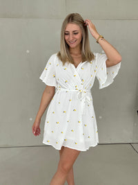 Musselin Kleid weiß LEMONS