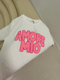 Statement Shirt weiß AMORE MIO