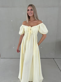 Kleid FLORENZ buttermilk lemon