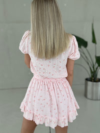 Musselin Jumpsuit LITTLE FLOWER rose