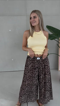 Signature Plisseehose mit Patch LEO