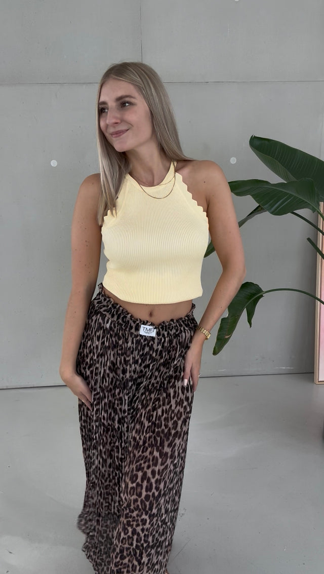 Signature Plisseehose mit Patch LEO