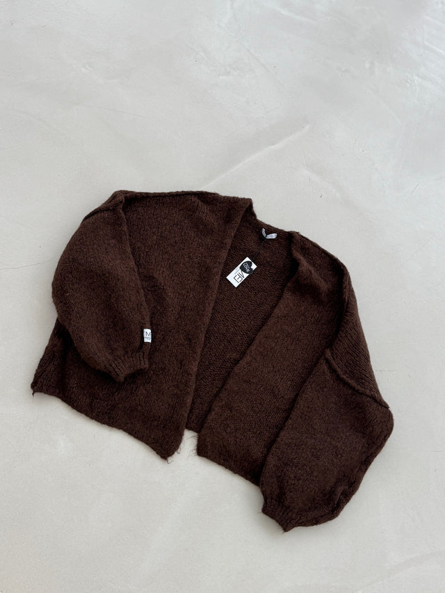 Cardigan COZY DREAMS chocolate