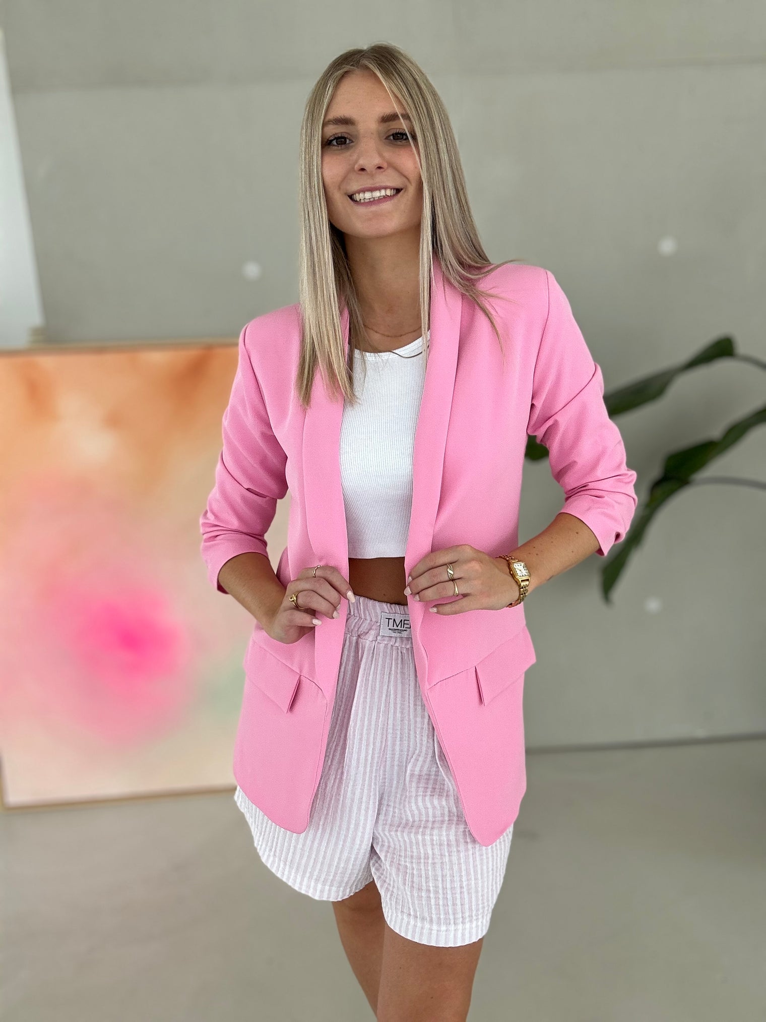 Blazer BASIC LOVE rosa