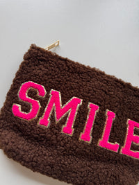 Teddy Bag chokolate SMILE pink