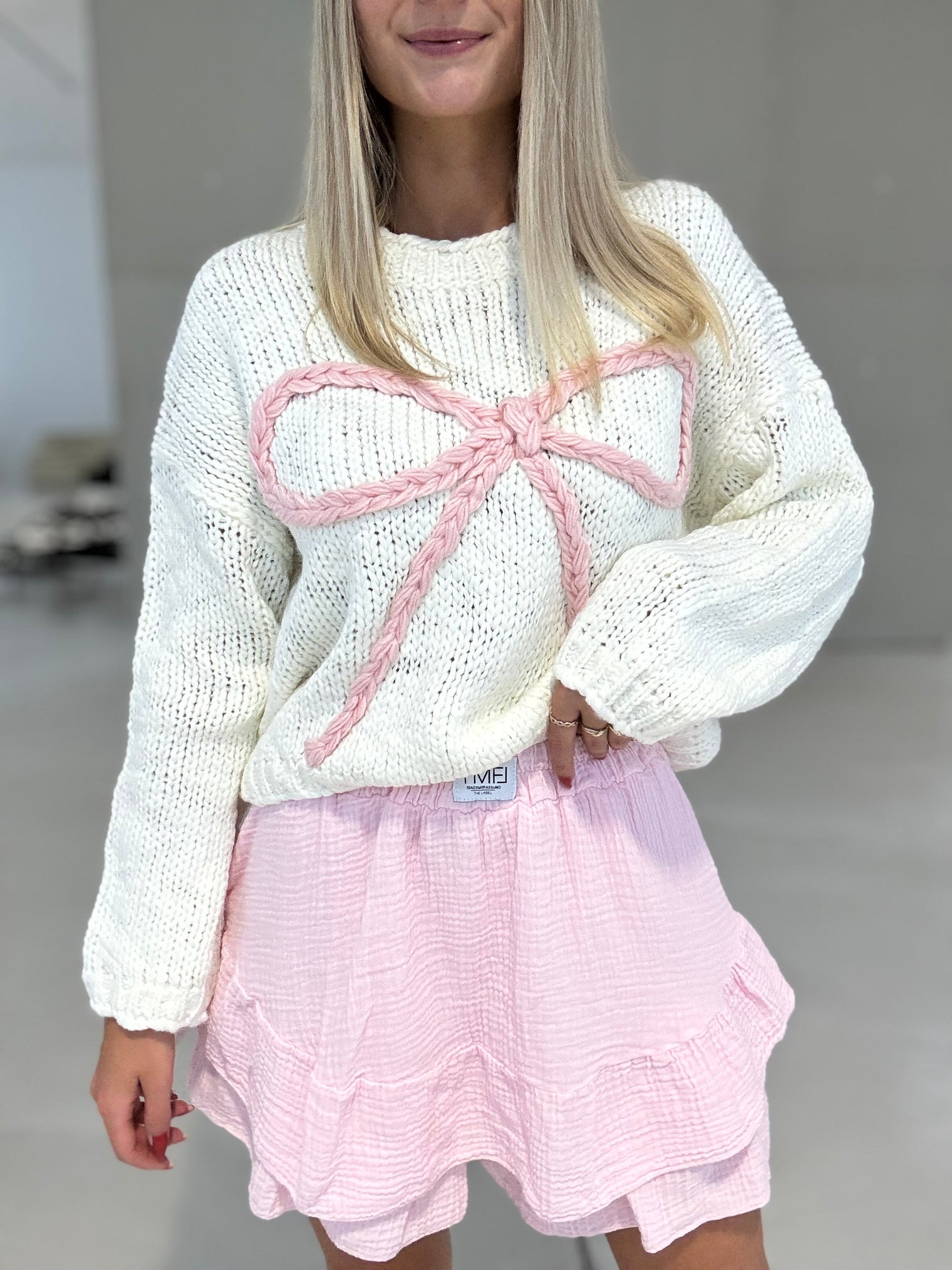 Musselin Hosenrock BALLERINA ROSA mit Patch