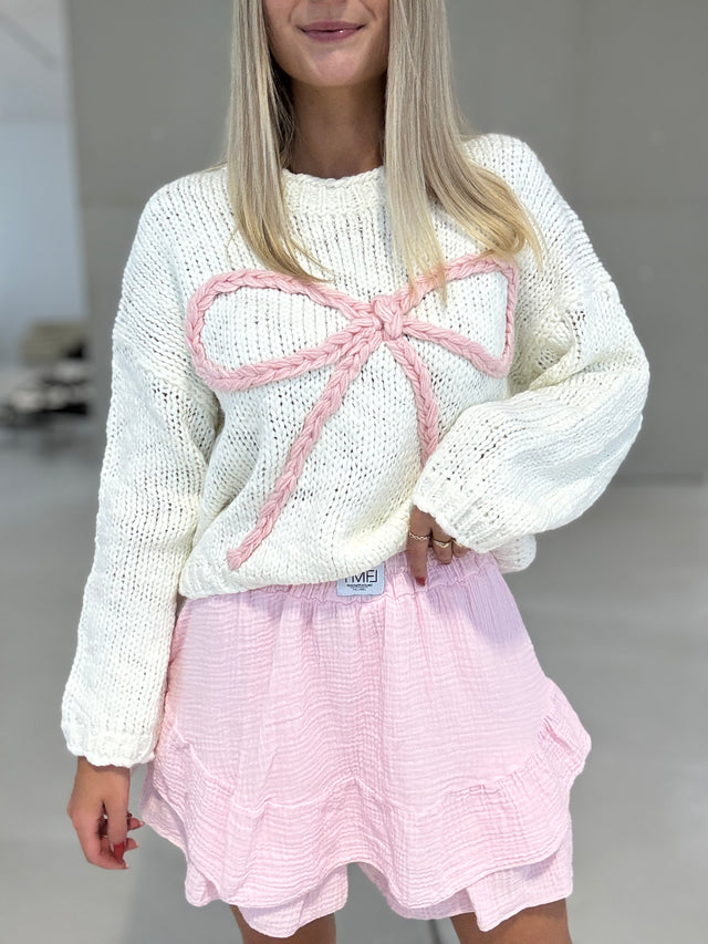 Musselin Hosenrock BALLERINA ROSA mit Patch