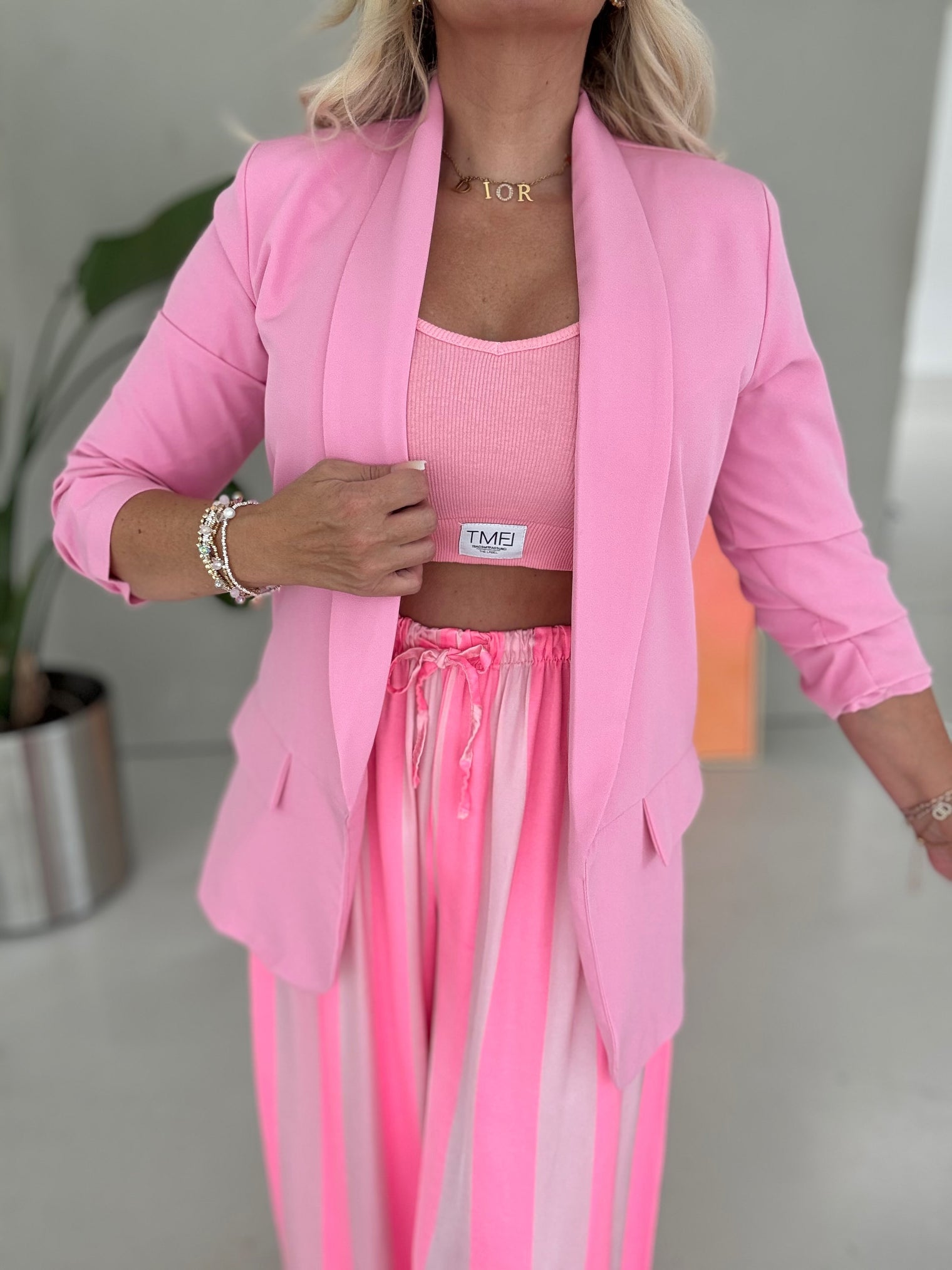Blazer BASIC LOVE rosa