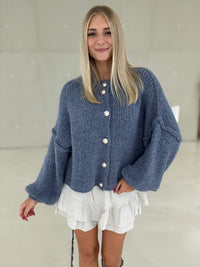 Strickjacke SUPER SOFT ice blue