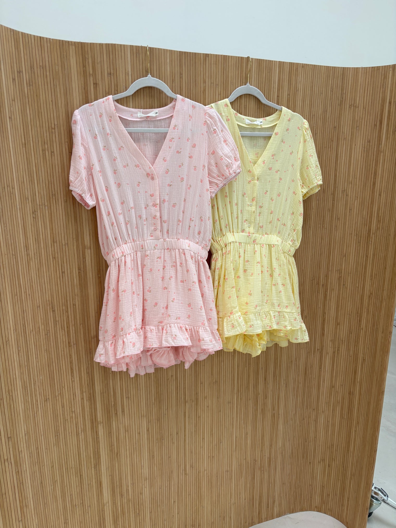 Musselin Jumpsuit LITTLE FLOWER rose