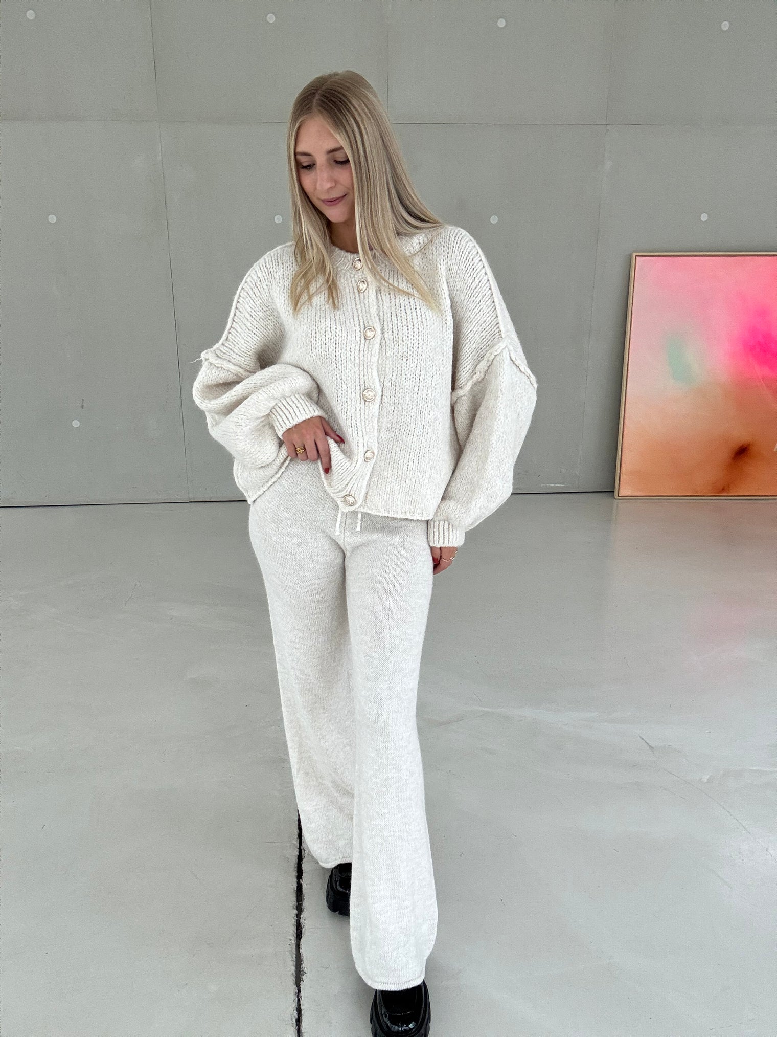 Strickhose SUPER SOFT creme