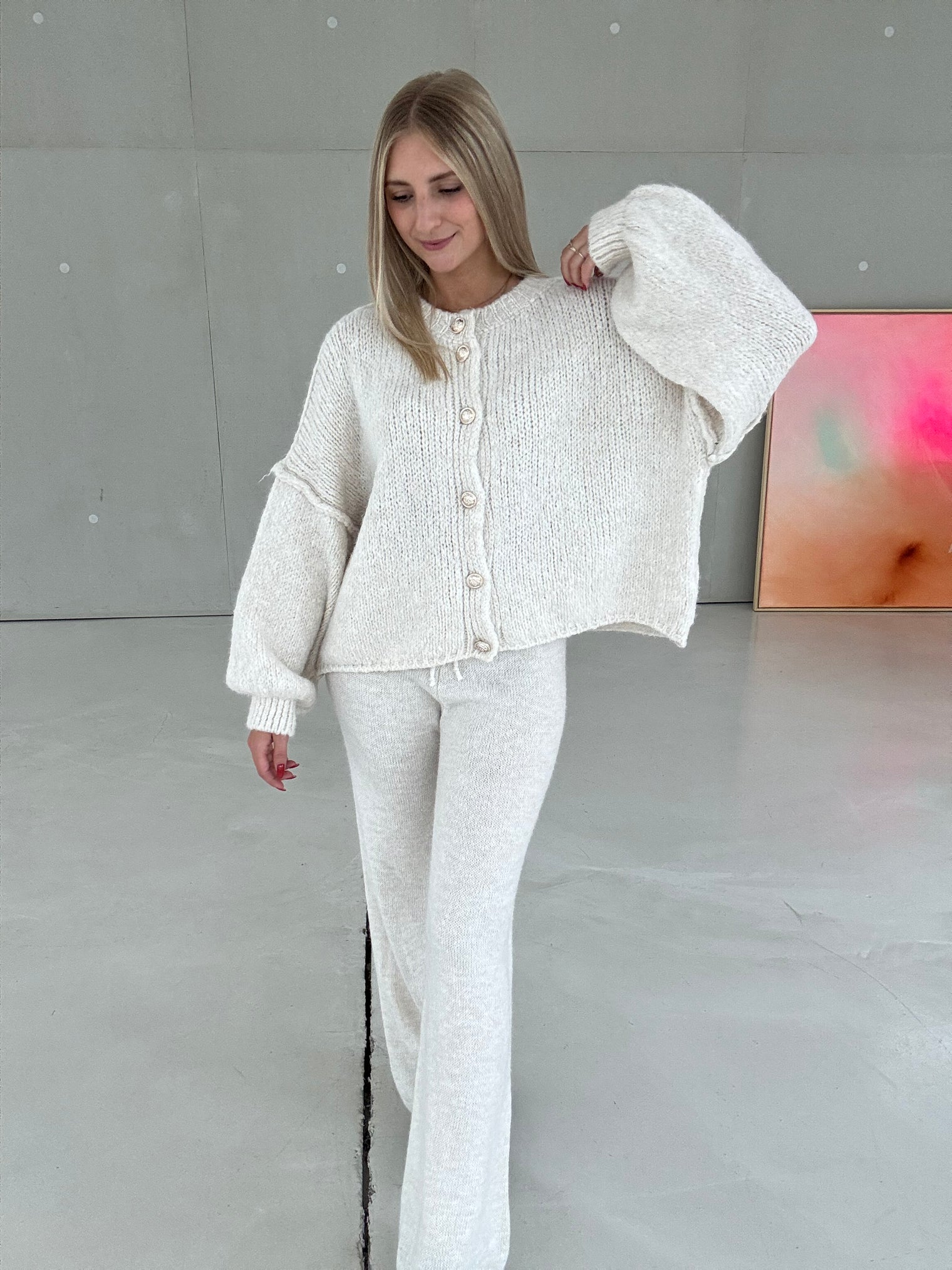 Strickhose SUPER SOFT creme