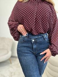 Jeans DARK BLUE mit Stretch und Fashion Bund