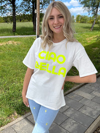 Statement Shirt weiß CIAO BELLA