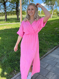 Musselin Kleid rosa SOFT STRIPES pink
