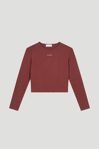OH APRIL Ica Longsleeve Cherrywood