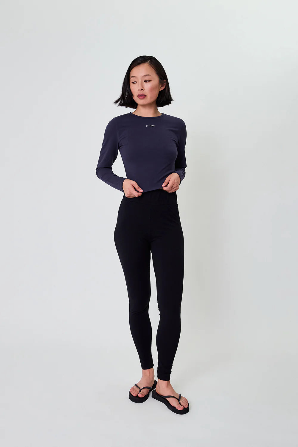 OH APRIL Ica Longsleeve Blackberry