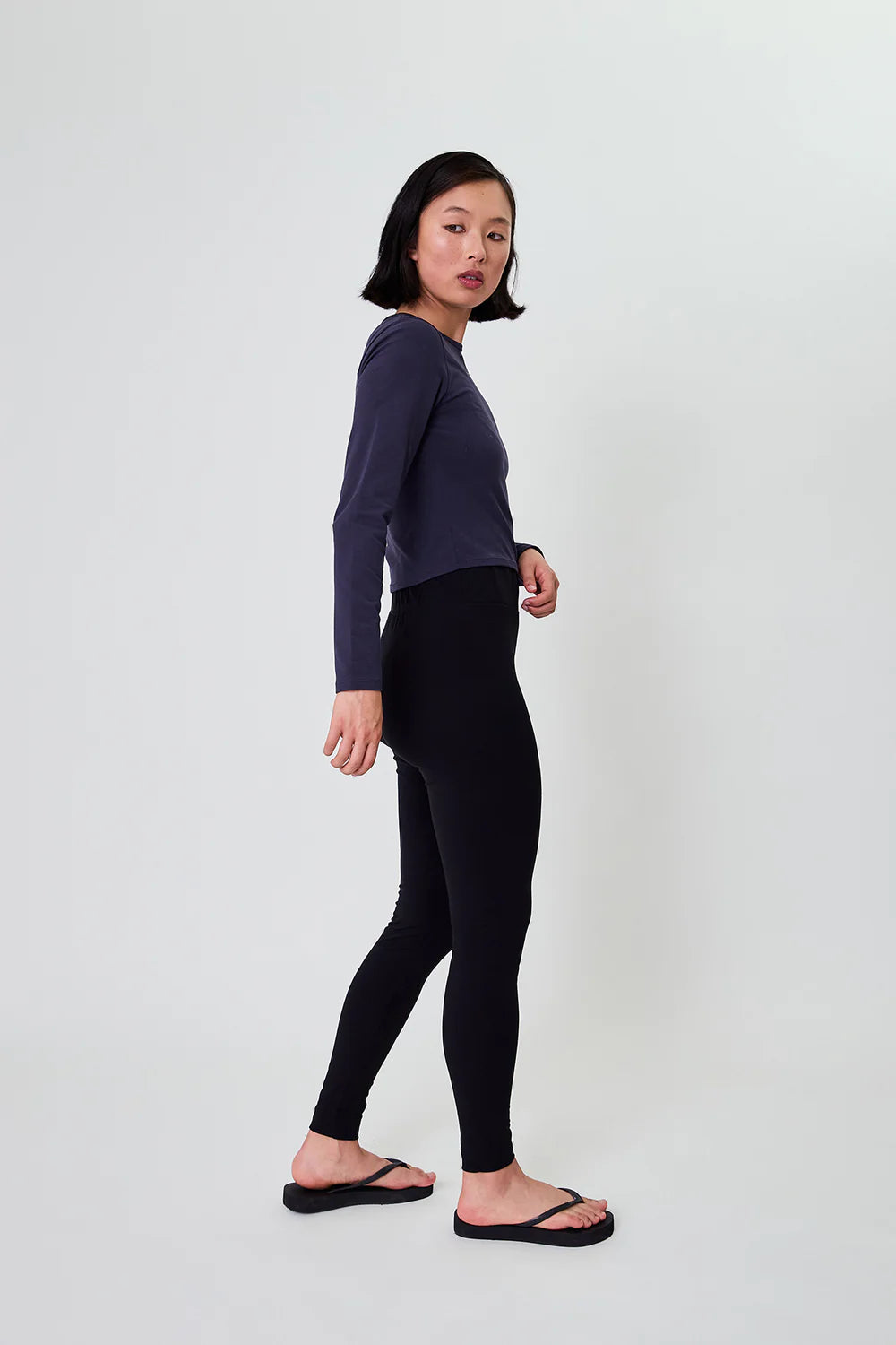 OH APRIL Ica Longsleeve Blackberry