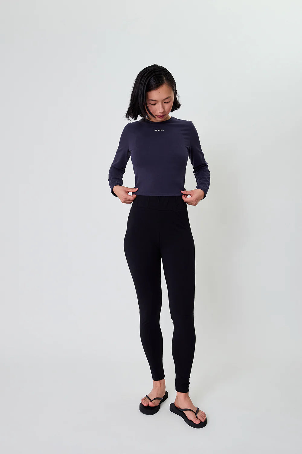 OH APRIL Ica Longsleeve Blackberry