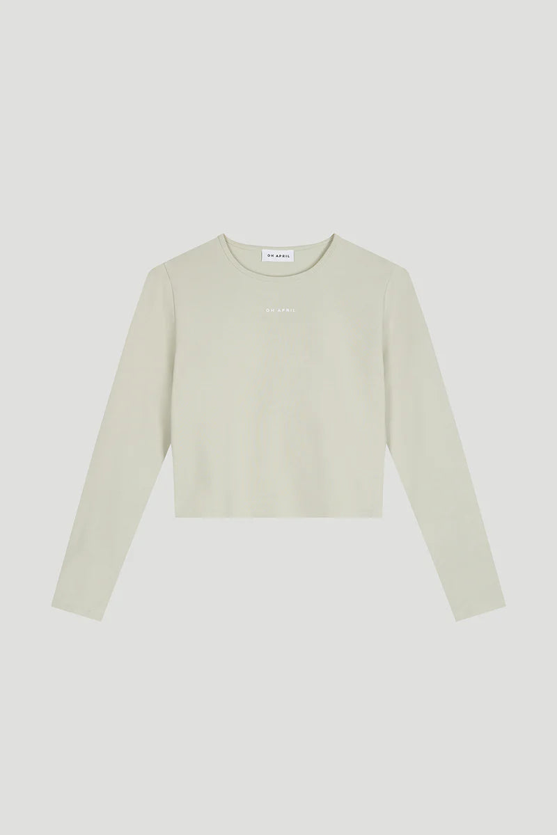 OH APRIL Ica Longsleeve soft green