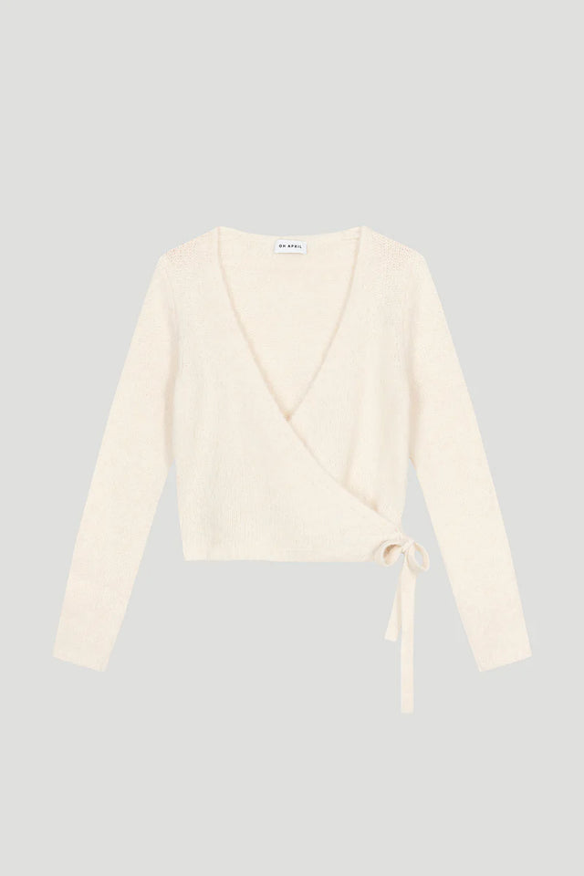 OH APRIL Indie Warp Jacket Ivory