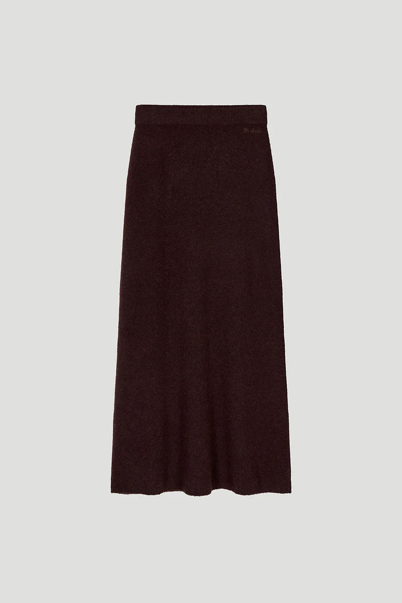 OH APRIL Insa Knit Skirt Truffle