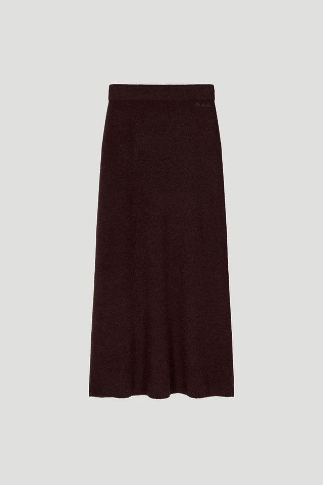 OH APRIL Insa Knit Skirt Truffle