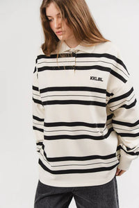 KARO KAUER POLOSHIRT STRIPES KKLBL