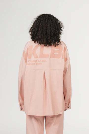 KARO KAUER DENIM OVERSHIRT ROSE