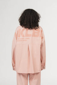 KARO KAUER DENIM OVERSHIRT ROSE