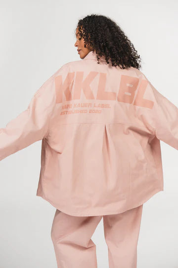 KARO KAUER DENIM OVERSHIRT ROSE