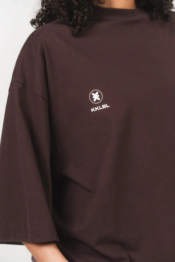 KARO KAUER T-SHIRT CROPPED BROWN