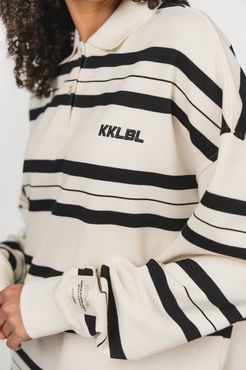 KARO KAUER POLOSHIRT STRIPES KKLBL
