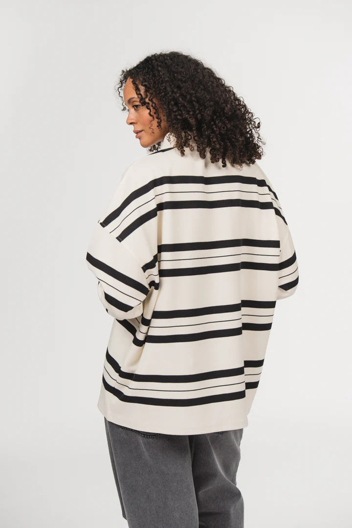 KARO KAUER POLOSHIRT STRIPES KKLBL