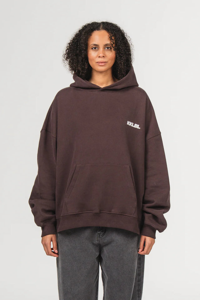 KARO KAUER HOODIE BROWN