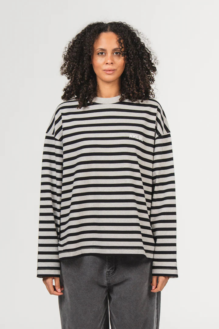 KARO KAUER LONGSLEEVE CROPPED STRIPES