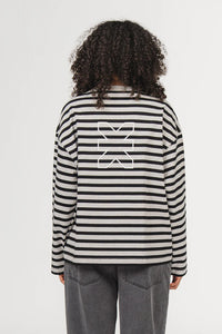 KARO KAUER LONGSLEEVE CROPPED STRIPES