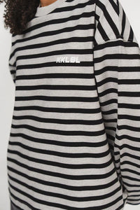 KARO KAUER LONGSLEEVE CROPPED STRIPES