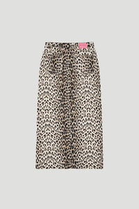 OH APRIL Kaia denim skirt leo
