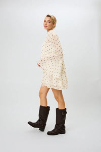 OH APRIL Lavinia Volant Dress Polkadot