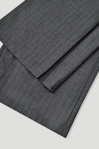 OH APRIL Leana Pleated Trousers Pinstripe