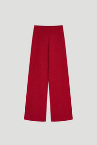 OH APRIL Loui Flared Pants Maroon