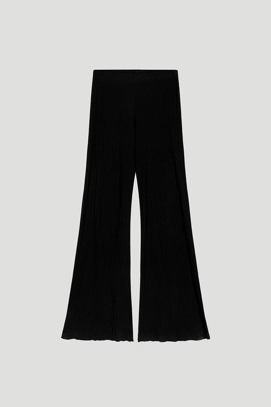 OH APRIL Lyle Flared Pants black