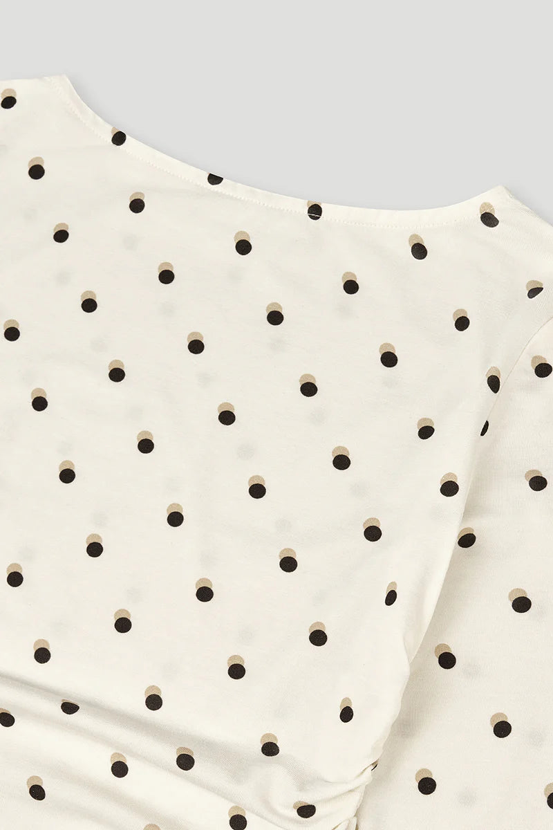 OH APRIL Maeve Longsleeve Polkadot