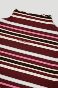 OH APRIL Milou Longsleeve Merlot Stripe